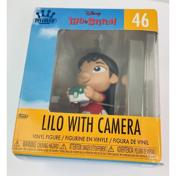 FUNKO MINIS DISNEY LILO & STITCH ~LILO WITH CAMERA~ VINYL FIGURE~3” (#8826) - Picture 9 of 9